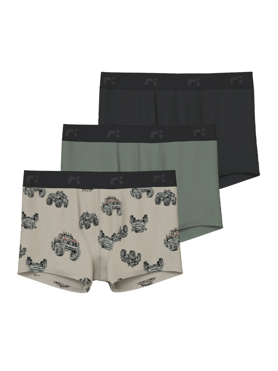 Sliponline Name-it  3-pak jongens boxershorts  - ''Monster Truck''