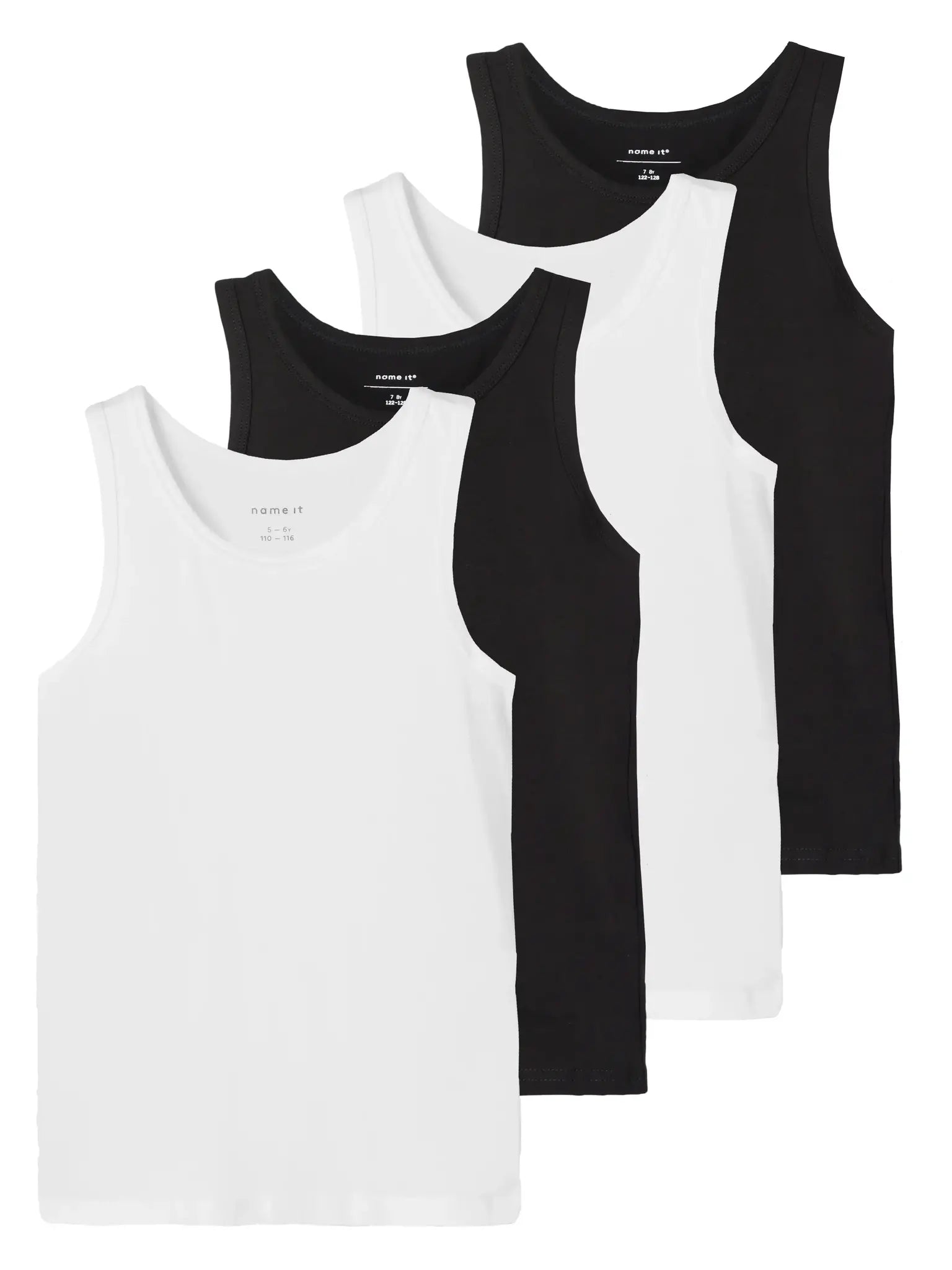 Sliponline Name it 4-Pack kinder/ jongens hemden