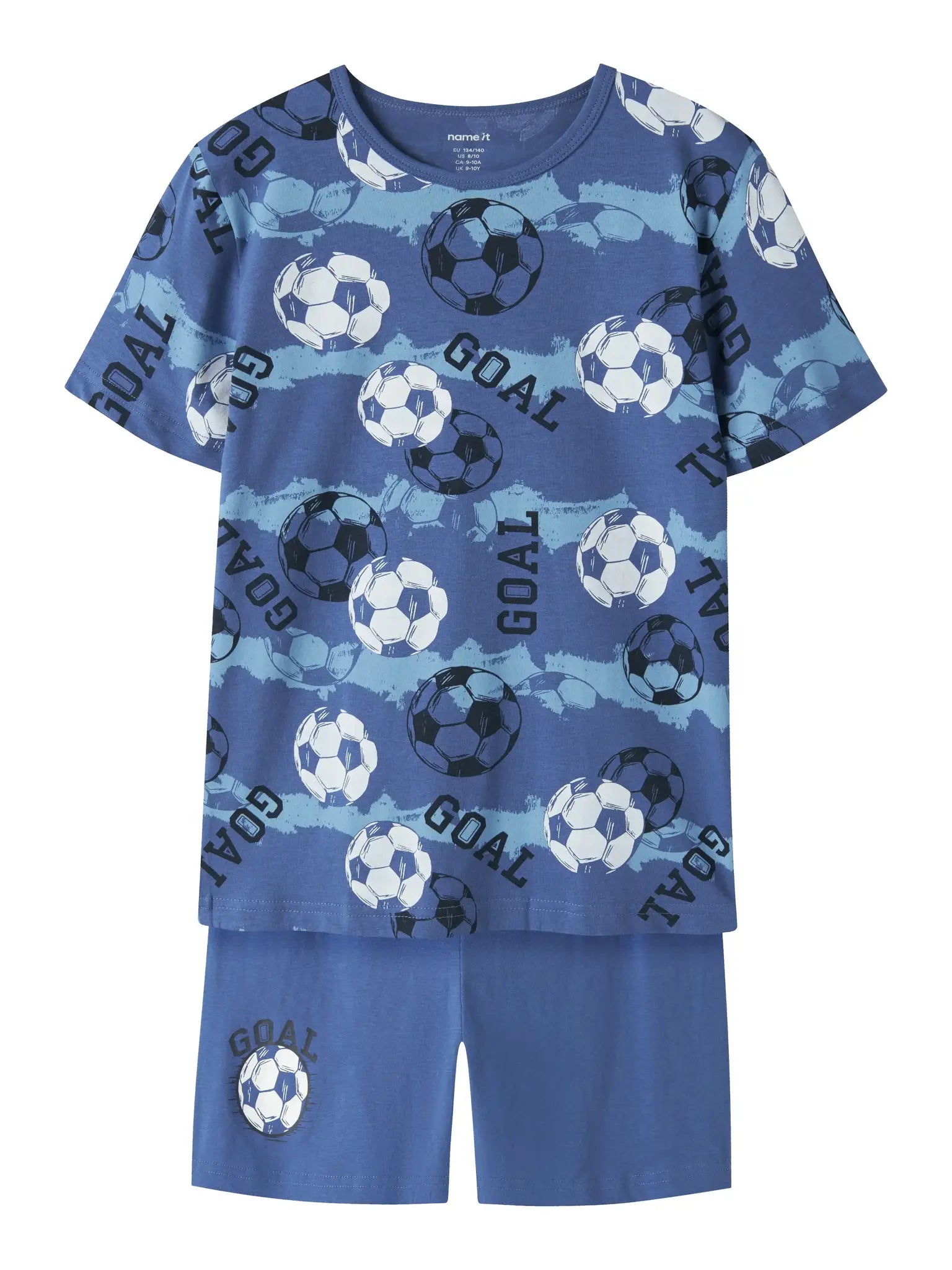 Sliponline Name it jongens shortama - ''Goal''
