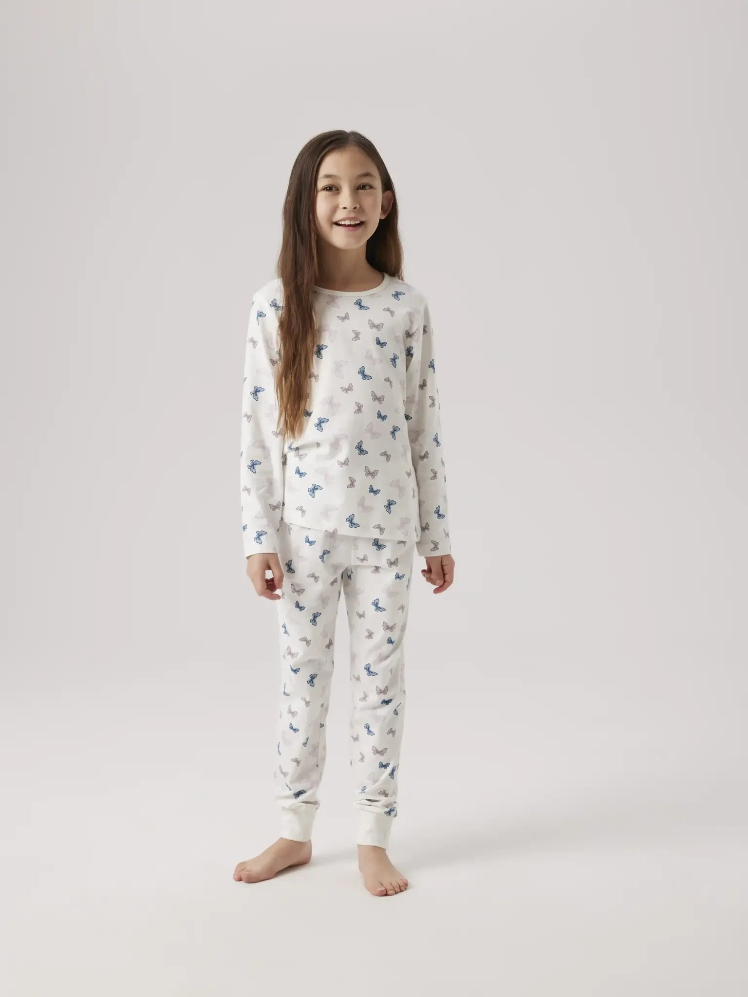 Sliponline Name it kinder-meisjes pyjama katoen - butterfly