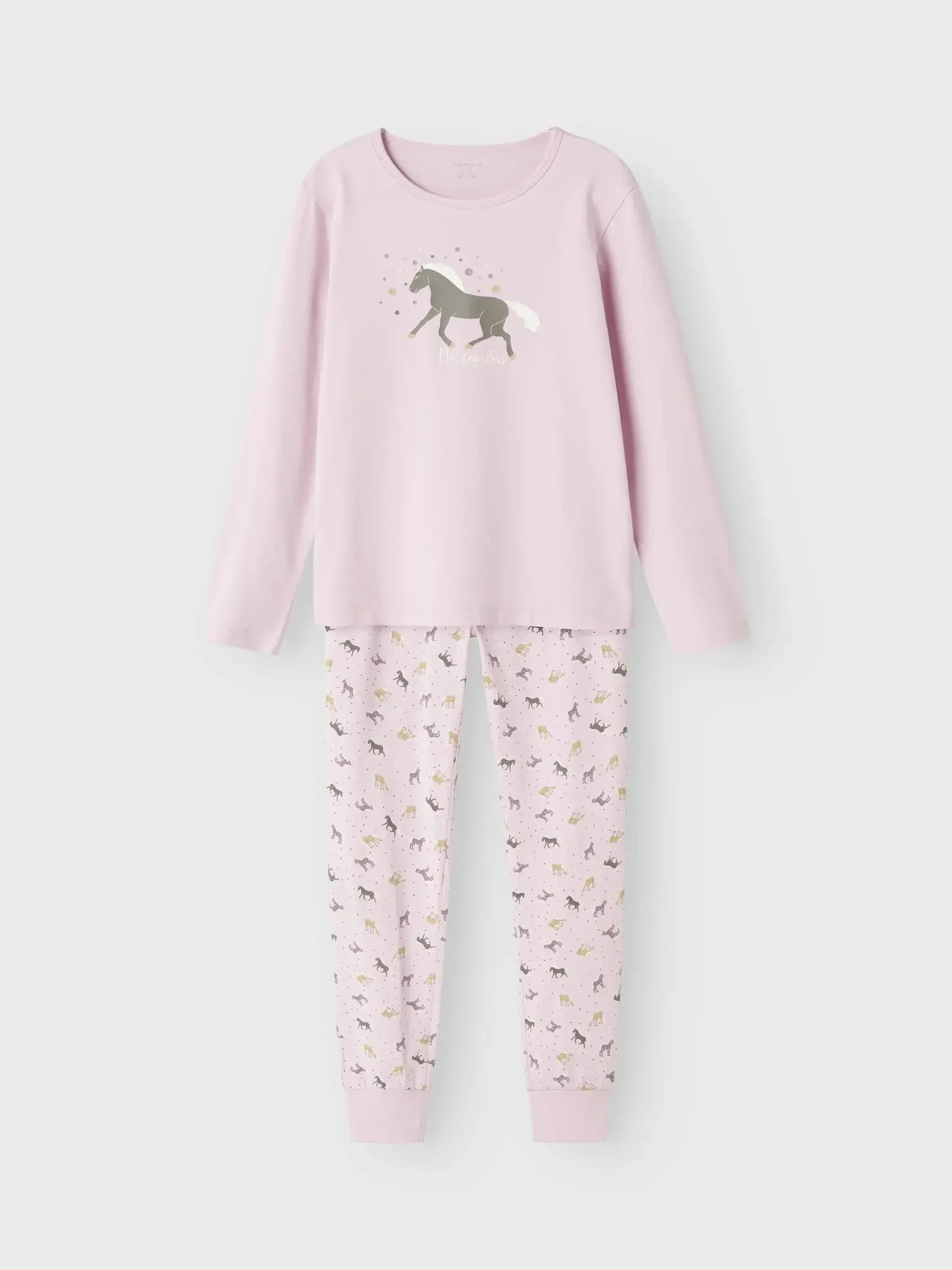 Sliponline Name it kinder-meisjes pyjama katoen - Corsage Horse