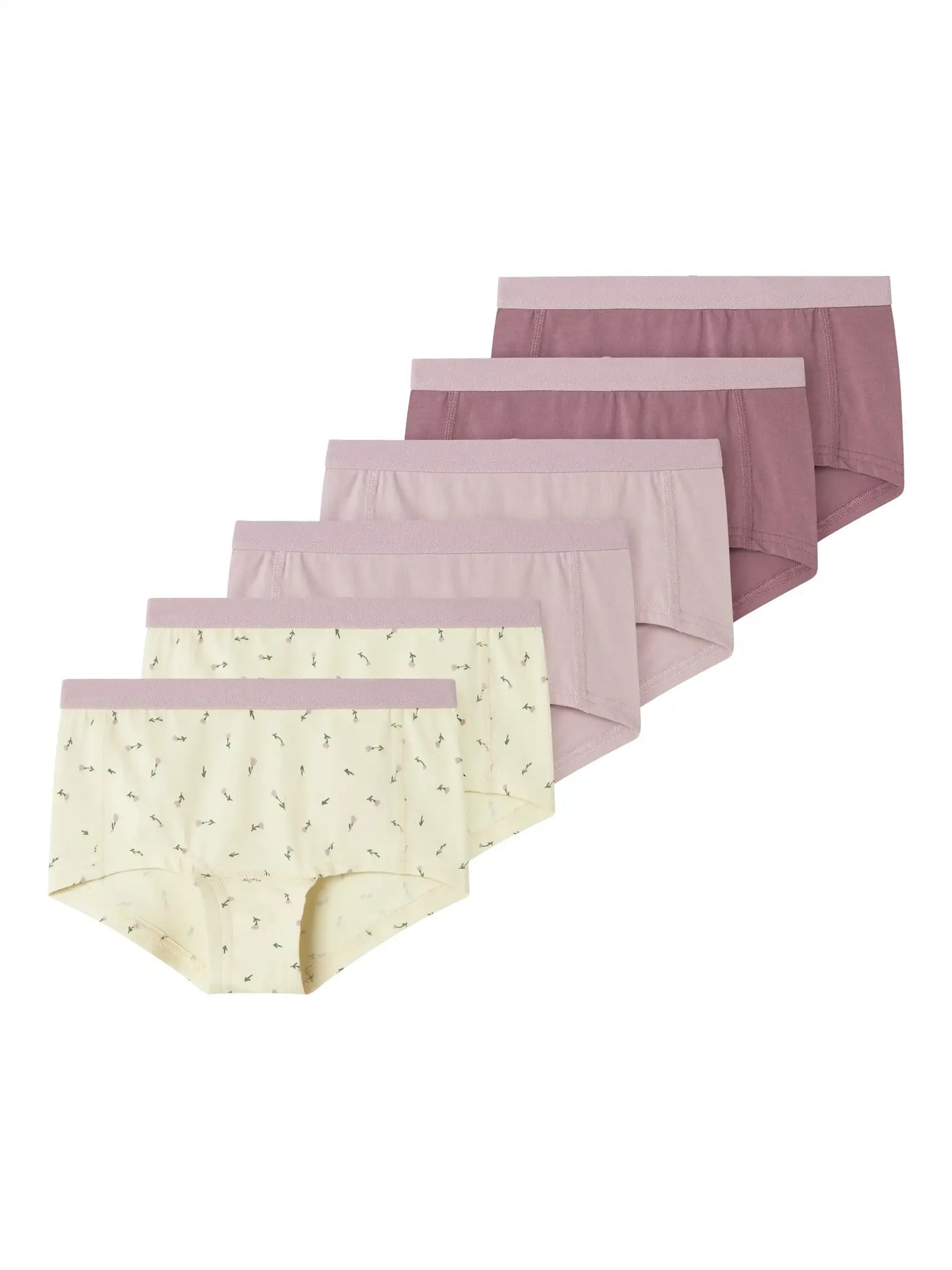 Sliponline Name it meisjes Hipster 6-pak - Buttercream