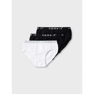 Sliponline Name it meisjes slips - 3-pack - Basic