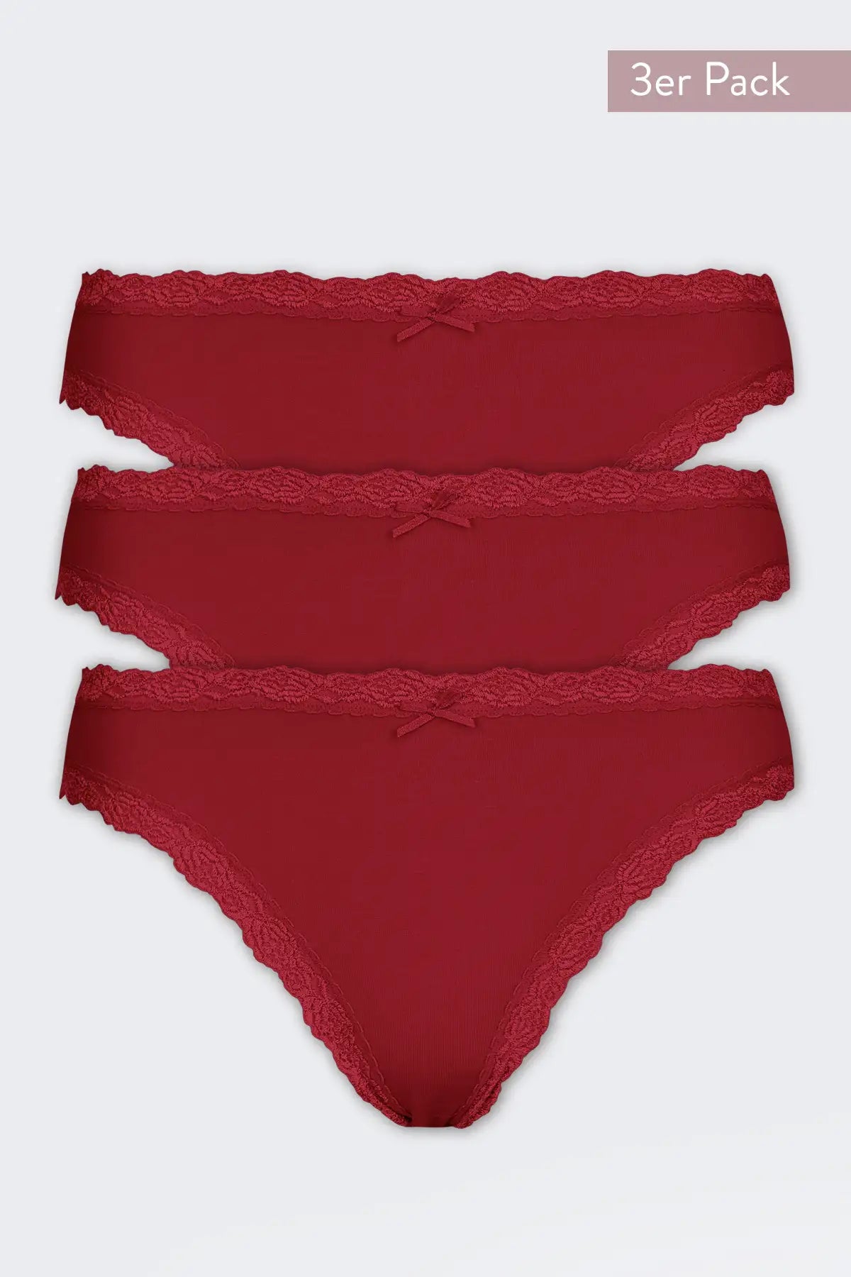 Sliponline Nina von C 3-pack dames Jazzpant - Kant