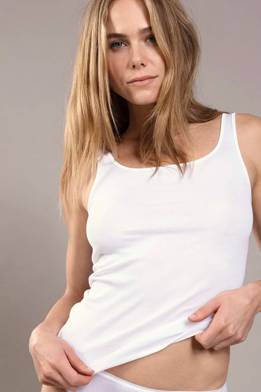 Sliponline Nina von C dames hemd biologisch katoen