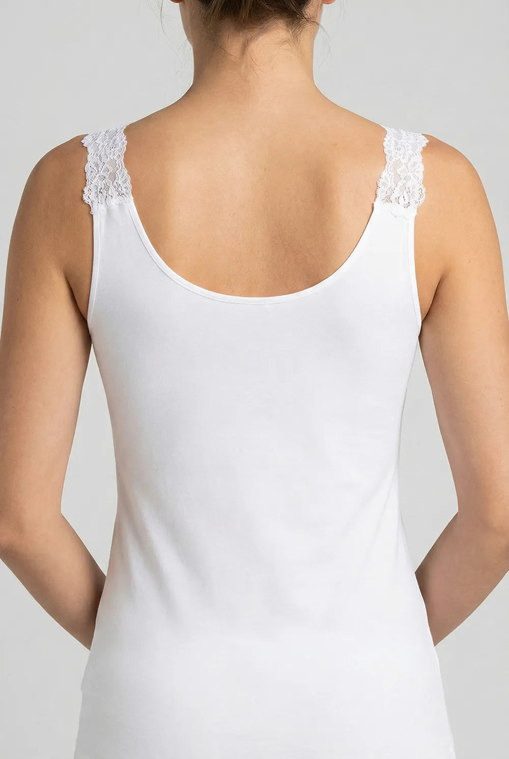 Sliponline Nina von C dames hemd kant Modal - brede bandjes