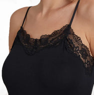 Sliponline Nina von C dames hemd kant Modal spaghetti