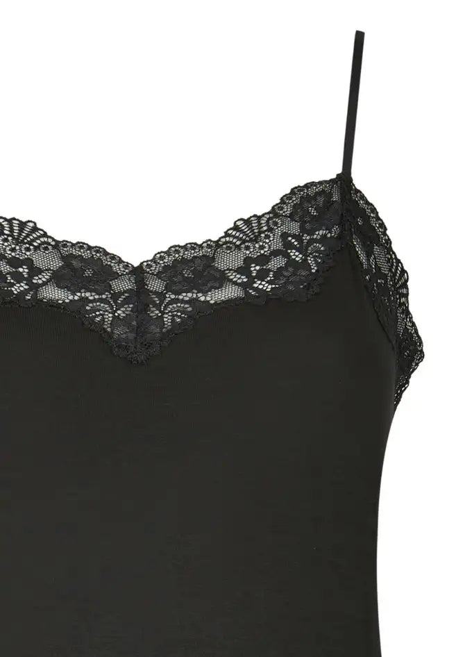 Sliponline Nina von C dames hemd kant Modal spaghetti