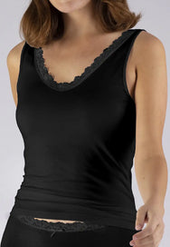 Sliponline Nina von C dames hemd kant - Modal