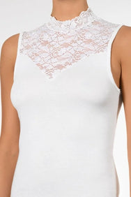Sliponline Nina von C dames Kanten Top - Blazershirt