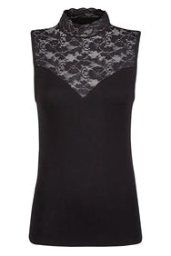 Sliponline Nina von C dames Kanten Top - Blazershirt