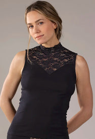Sliponline Nina von C dames Kanten Top - Blazershirt