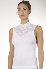 Sliponline Nina von C dames Kanten Top - Blazershirt