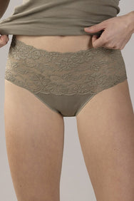 Sliponline Nina von C dames taille slip kant - Biologisch katoen