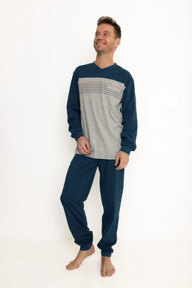 Sliponline Outfitter heren pyjama - Katoen Interlock - Traveling