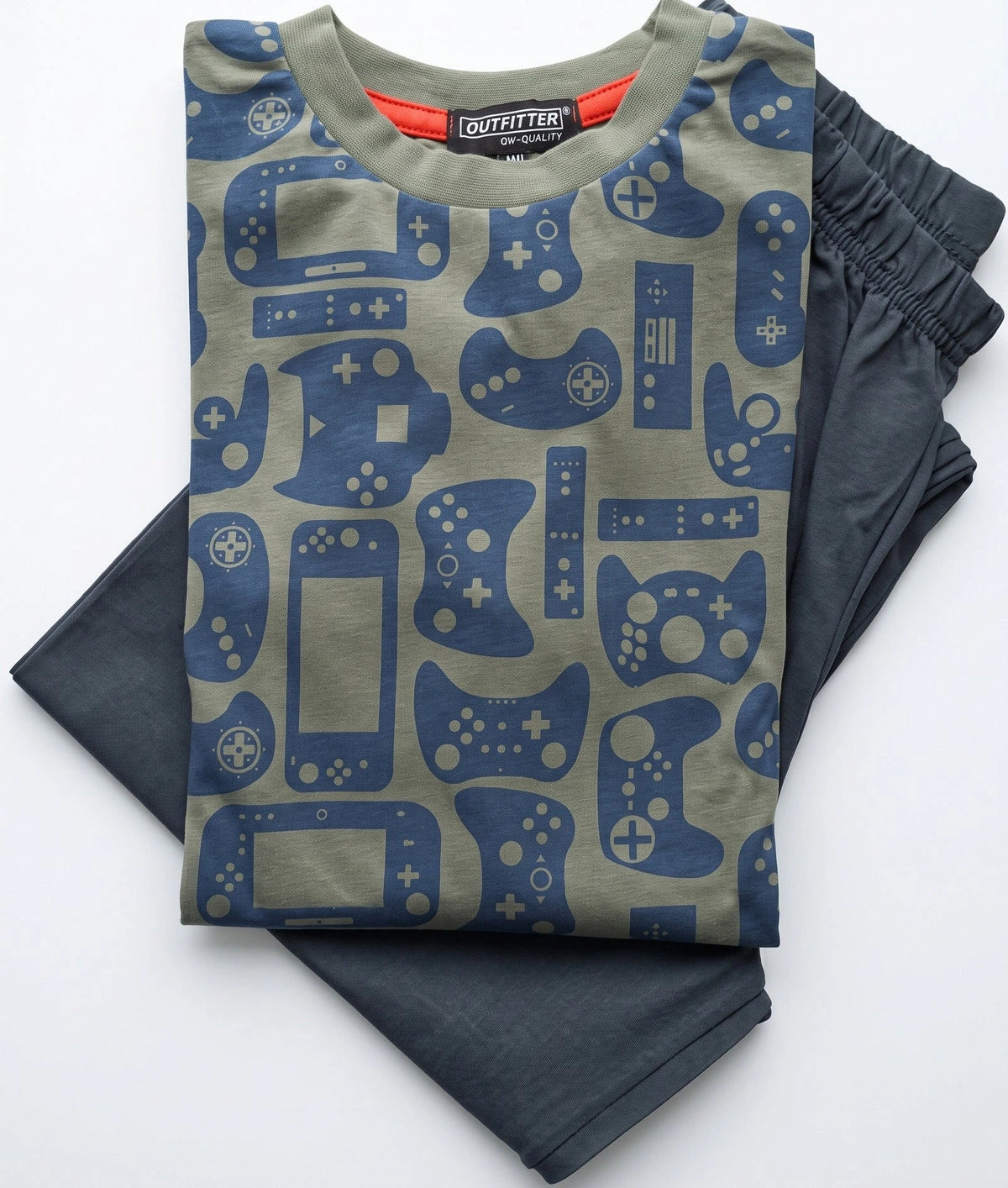 Sliponline Outfitter jongens pyjama katoen "gaming"