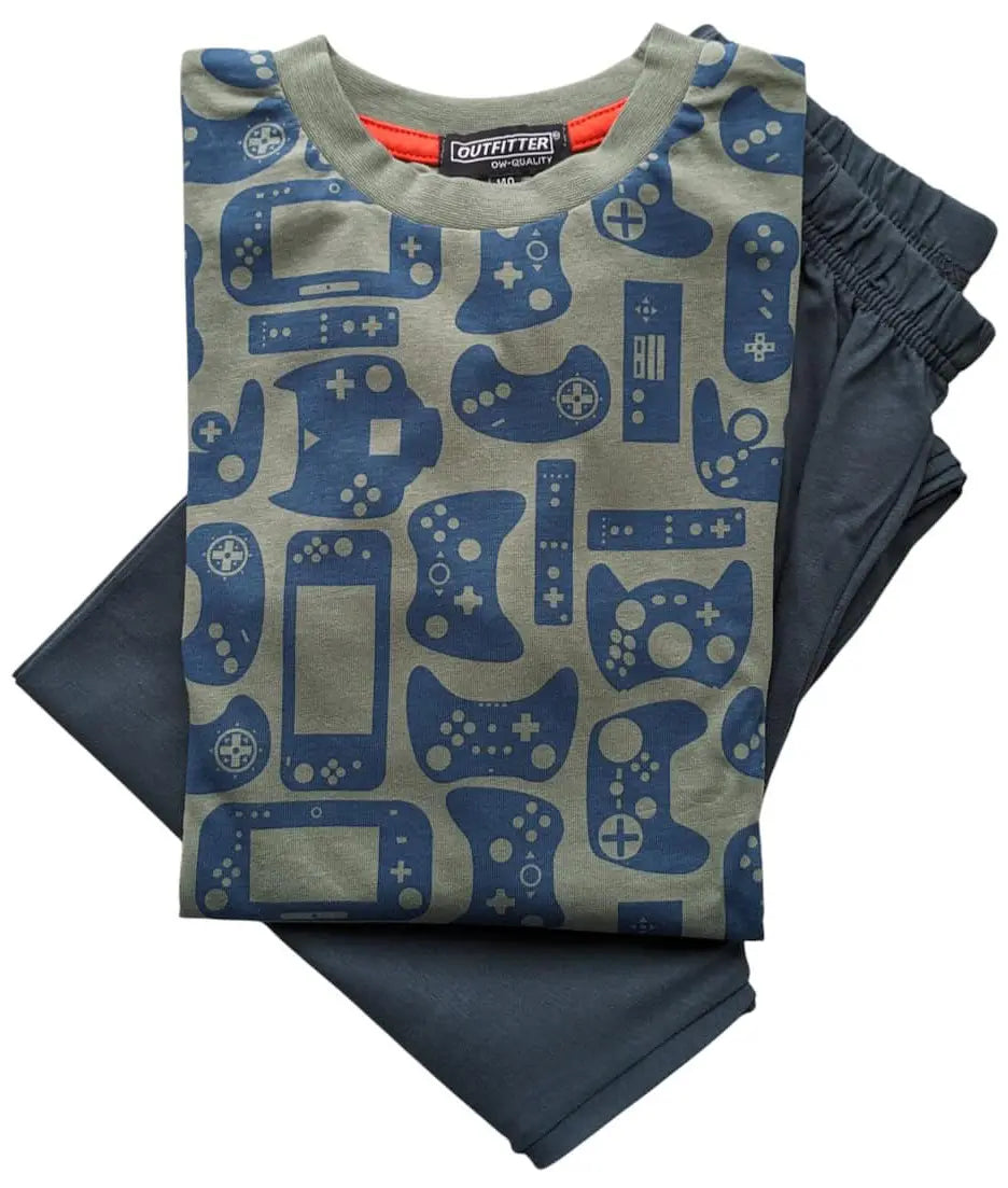 Sliponline Outfitter jongens pyjama katoen "gaming"
