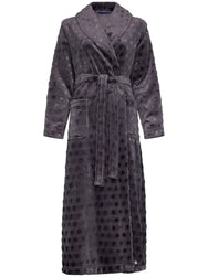 Sliponline Pastunette dames Badjas Fleece - Grijs - Morning Gown