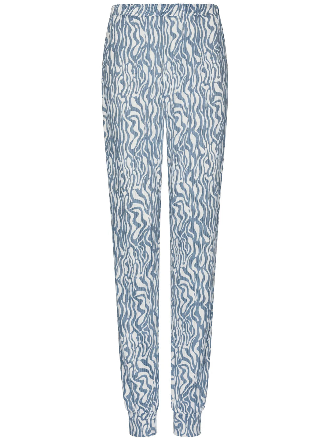Sliponline Pastunette Fleece dames pyjama lange mouwen - Blue mirage