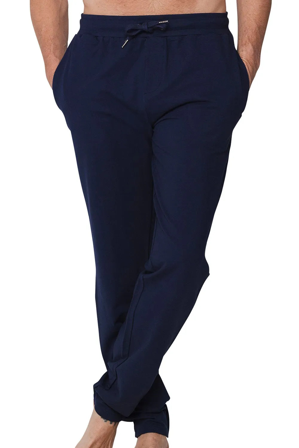 Sliponline Pastunette heren lange pyjamabroek - Donkerblauw