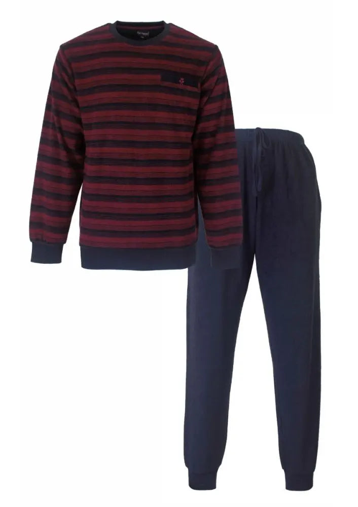 Sliponline Paul Hopkins Badstof pyjama heren - Navy