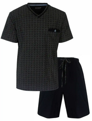 Sliponline Paul Hopkins Heren shortama - Katoen - Classic black