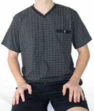 Sliponline Paul Hopkins Heren shortama - Katoen - Classic black