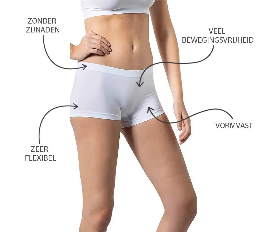 Sliponline Perini dames boxershort - microfiber - Naadloos