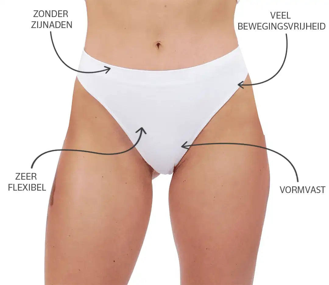 Sliponline Perini dames string microfiber - Naadloos