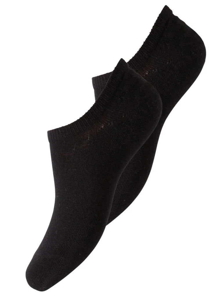Sliponline Pieces 2-paar dames sneaker sokken
