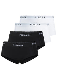 Sliponline Pieces  4-Pack Dames shorts - Solid