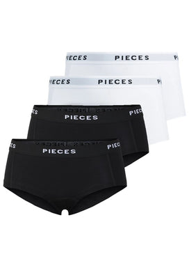 Sliponline Pieces  4-Pack Dames shorts - Solid