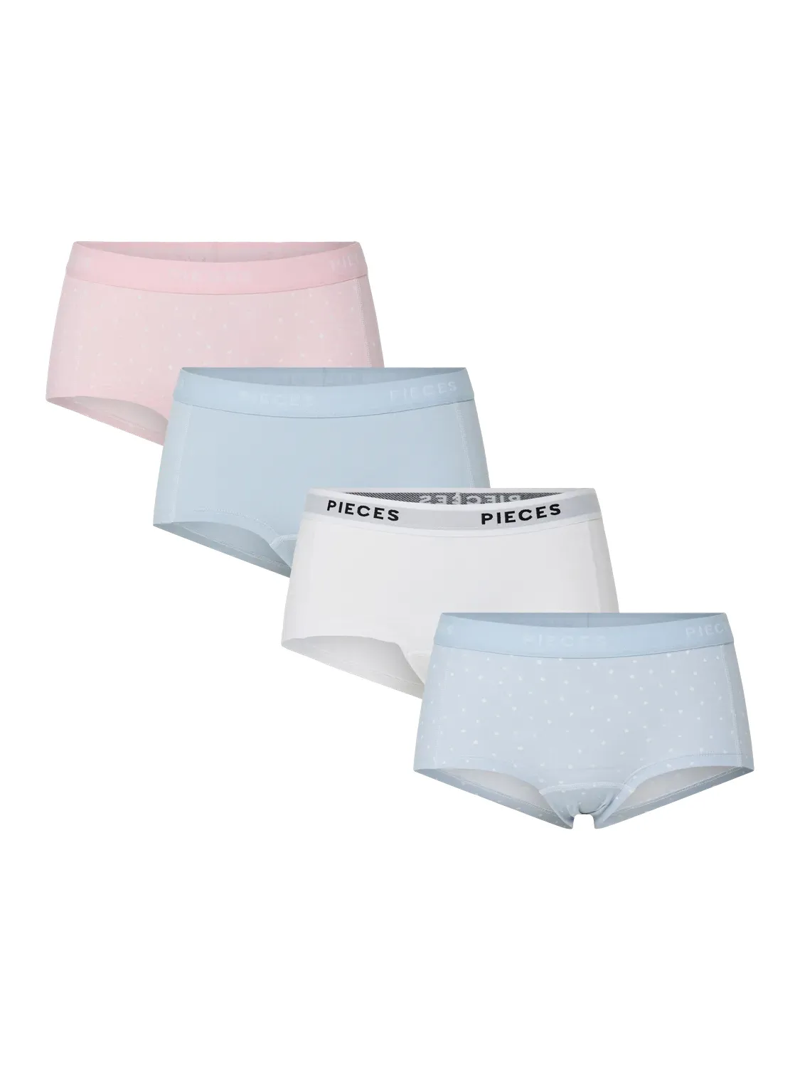 Sliponline Pieces  4-Pack Dames shorts - Solid