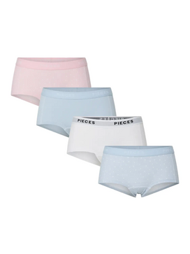Sliponline Pieces  4-Pack Dames shorts - Solid