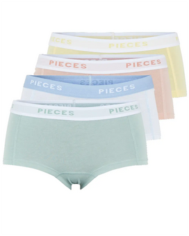 Sliponline Pieces  4-Pack Dames shorts - Solid