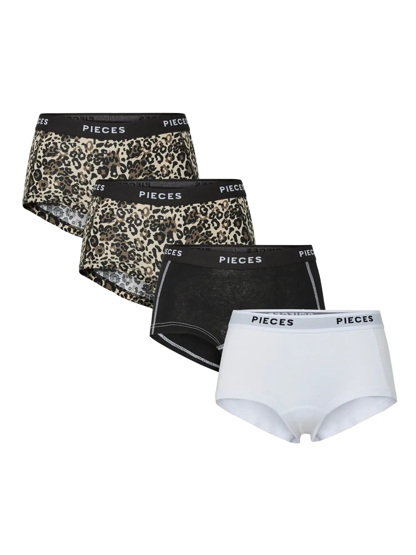 Sliponline Pieces  4-Pack Dames shorts - Solid