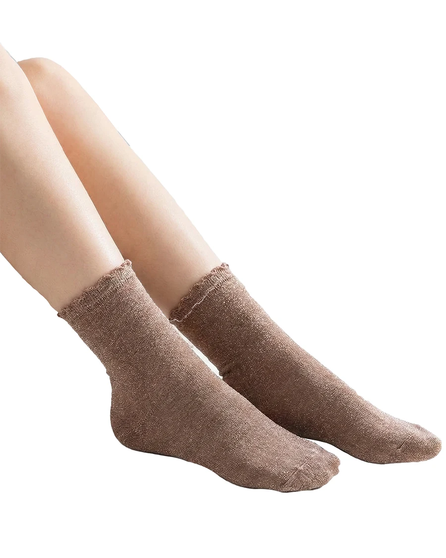 Sliponline Pieces dames sokken 1-pack - Glitter -onesize