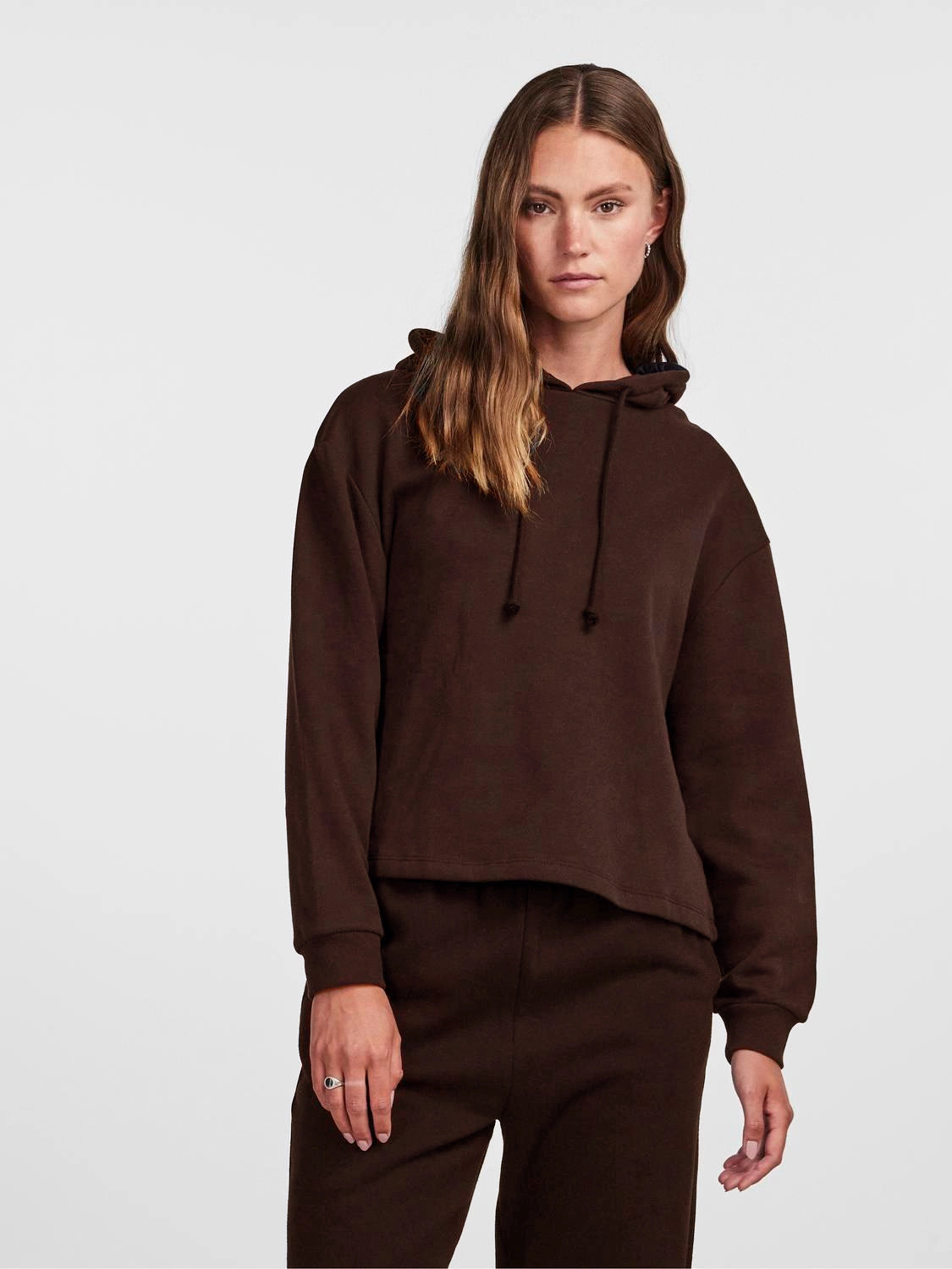 Sliponline Pieces Hoodie - Loungewear Top - Chili Colours