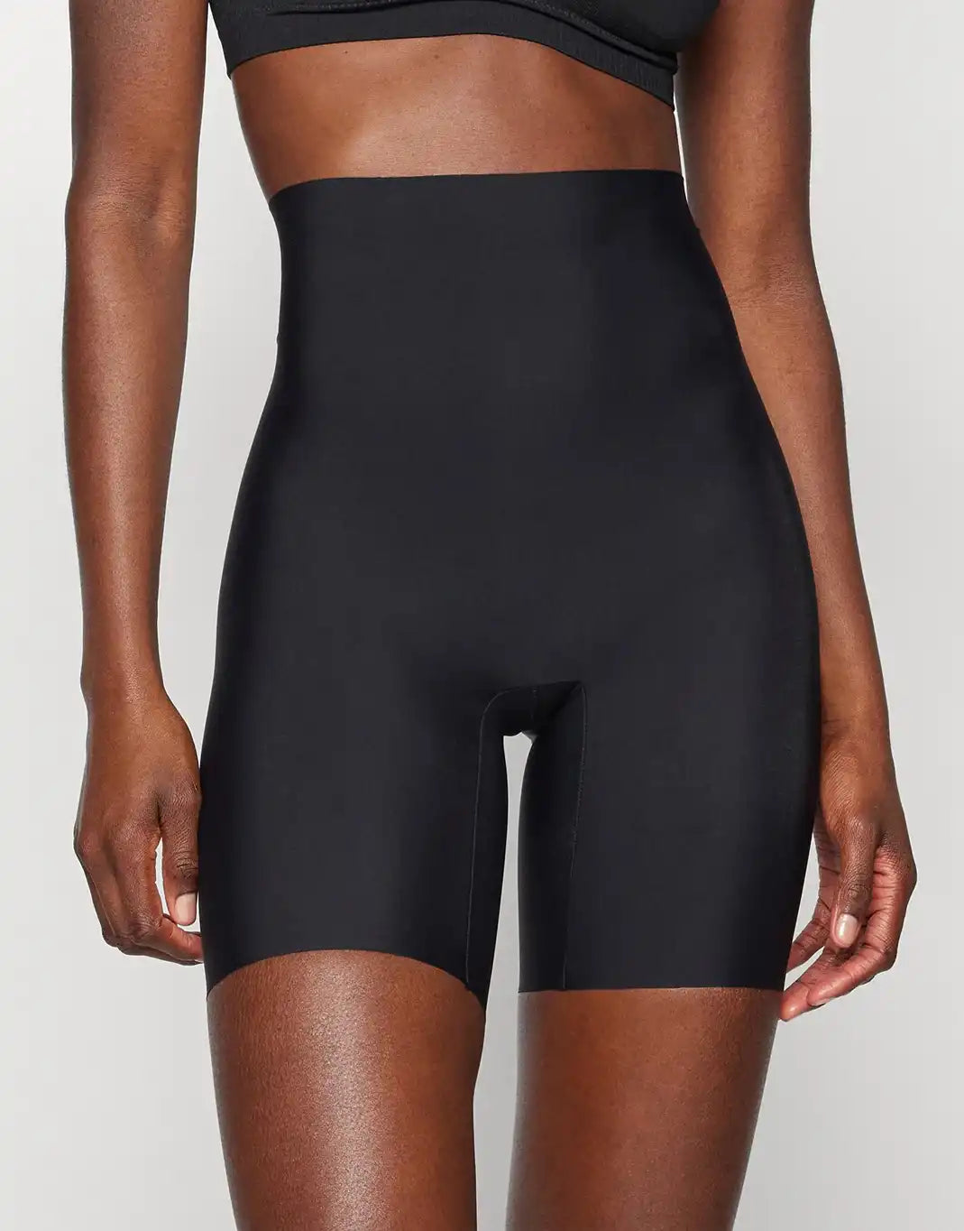 Sliponline Pieces Naadloze hoge dames boxershort met lange pijpjes - Seamless