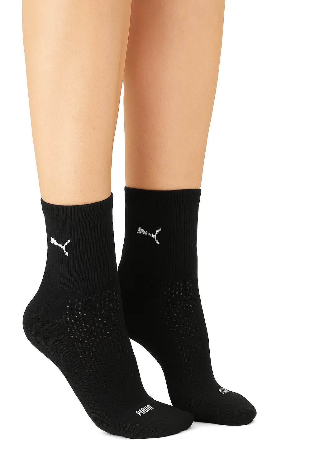 Sliponline Puma 2-paar ademende mesh sport sokken - Dames