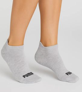 Sliponline Puma 2 paar dames sneaker sokken - Badstof zool