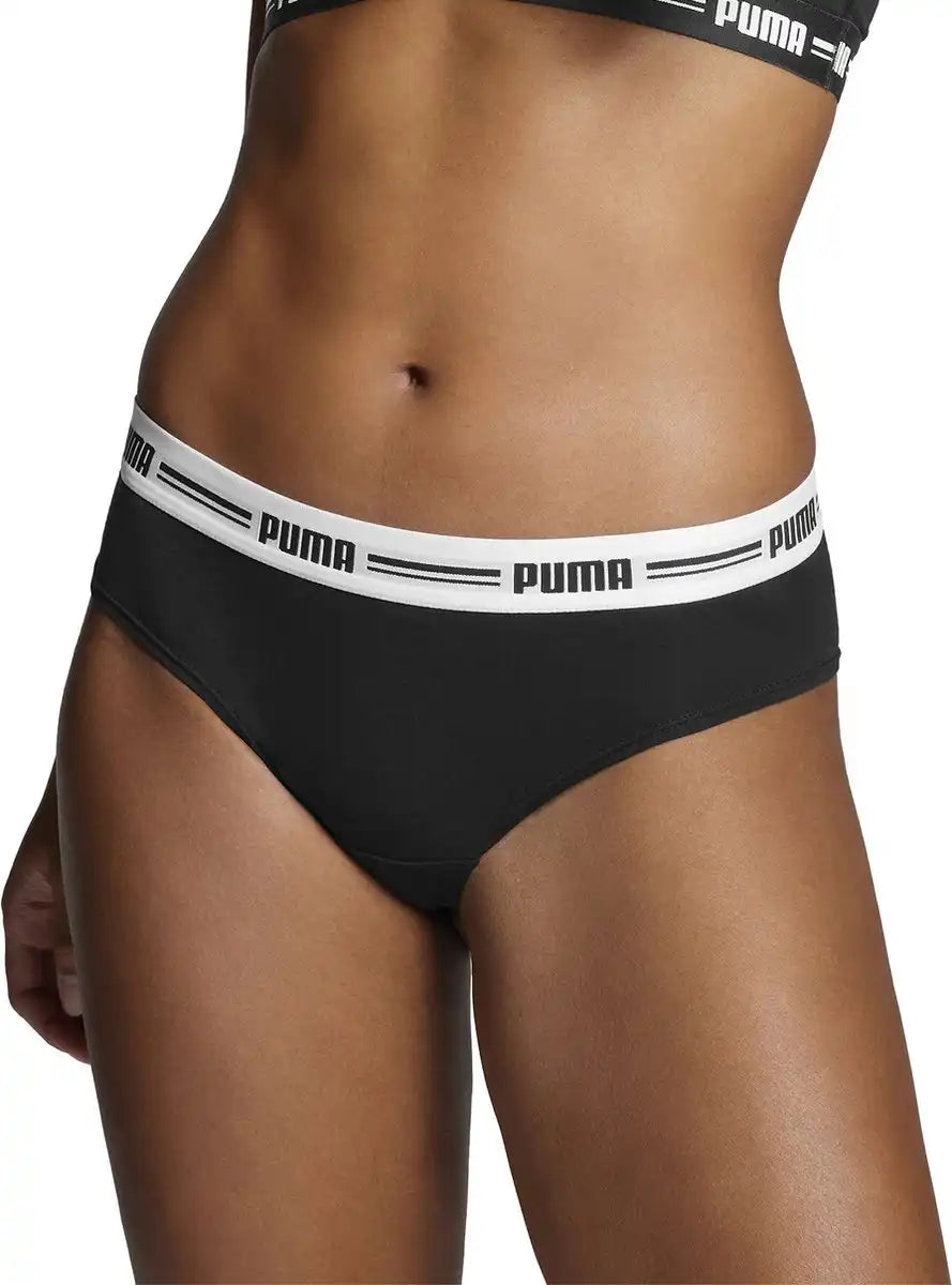 Sliponline Puma 2-Pack dames brazilian slips - katoen/modal
