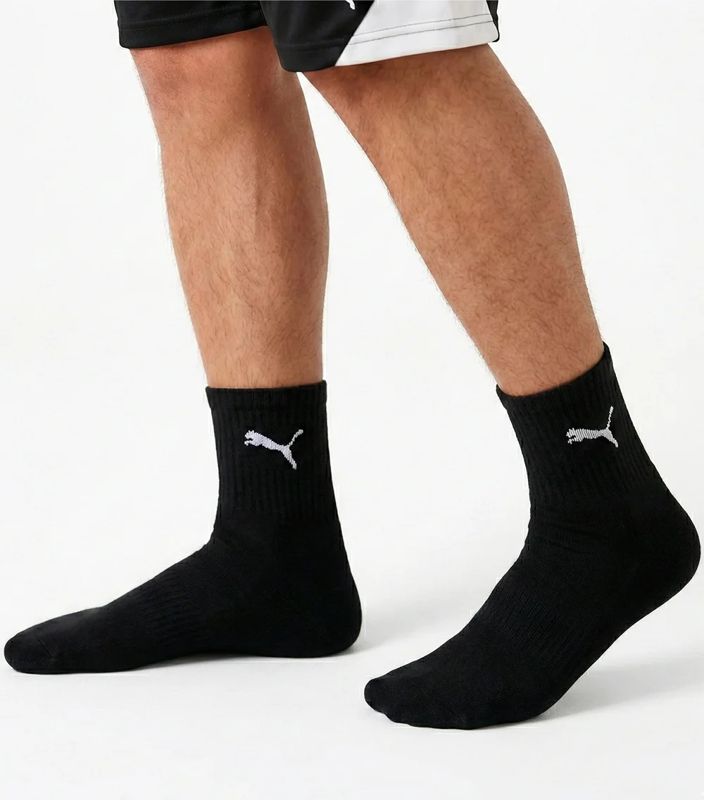 Sliponline Puma 3-paar Crew sport sokken - Short