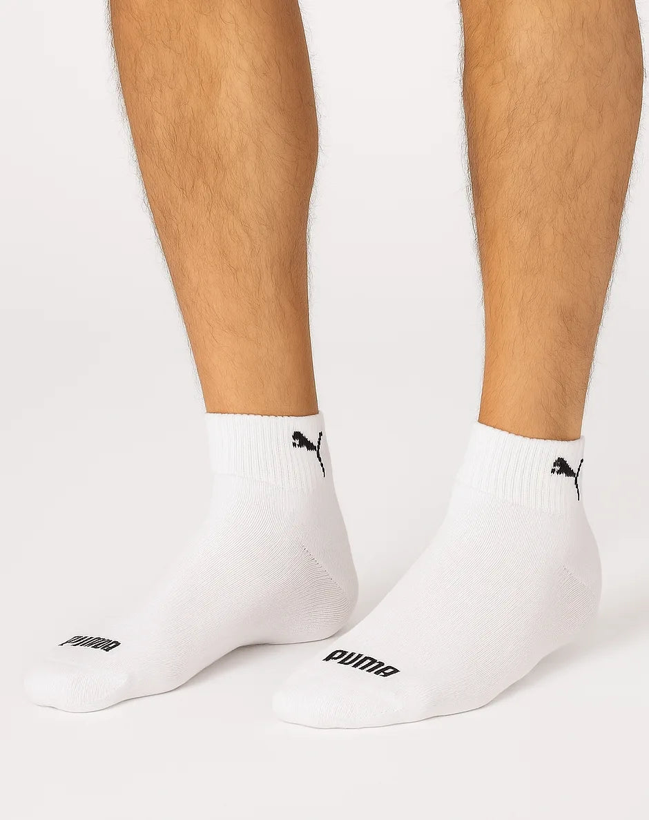 Sliponline Puma 3-paar Quarter sokken - Badstof zool