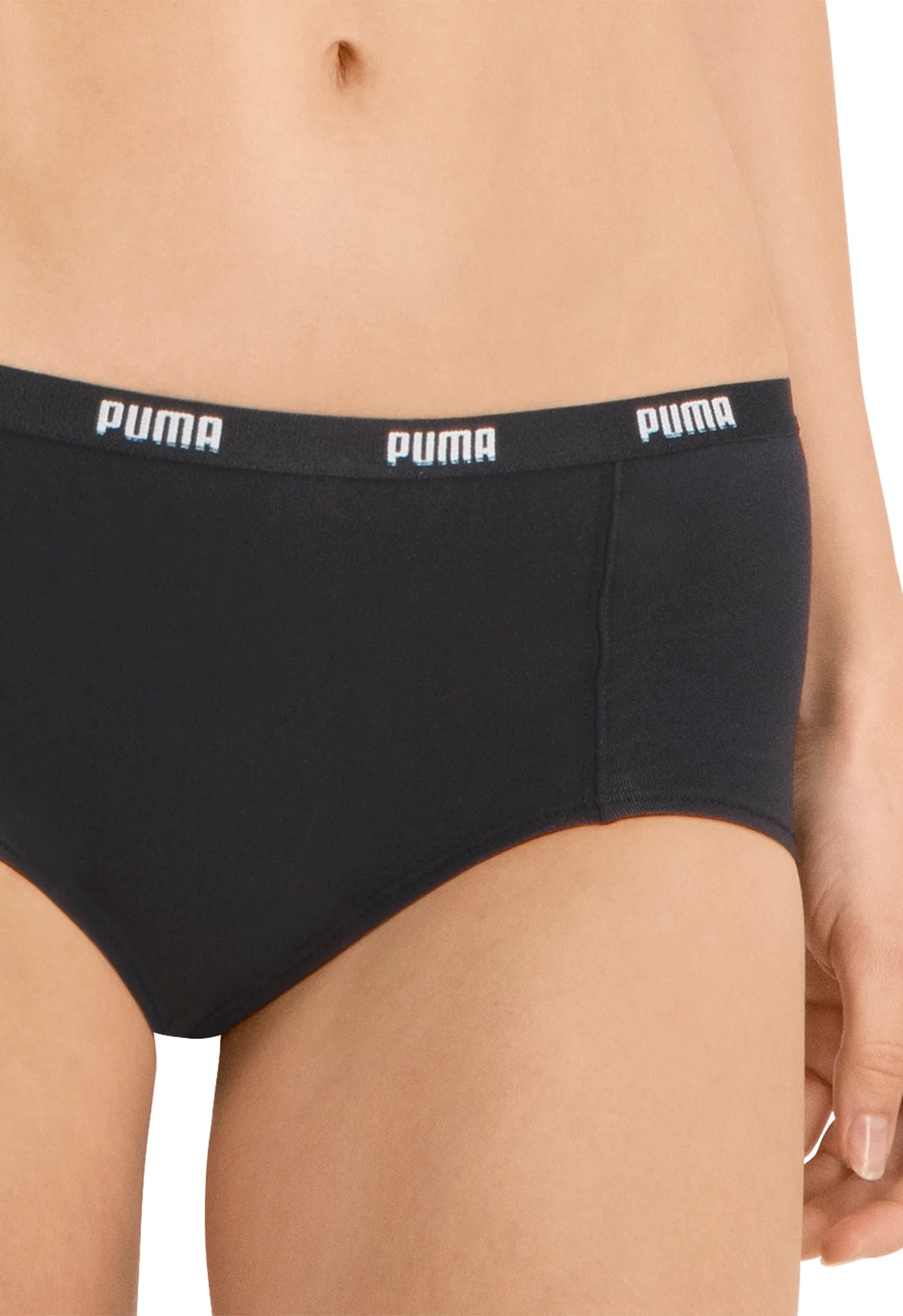 Sliponline Puma 3-Pack dames mini Boxershorts - Katoen