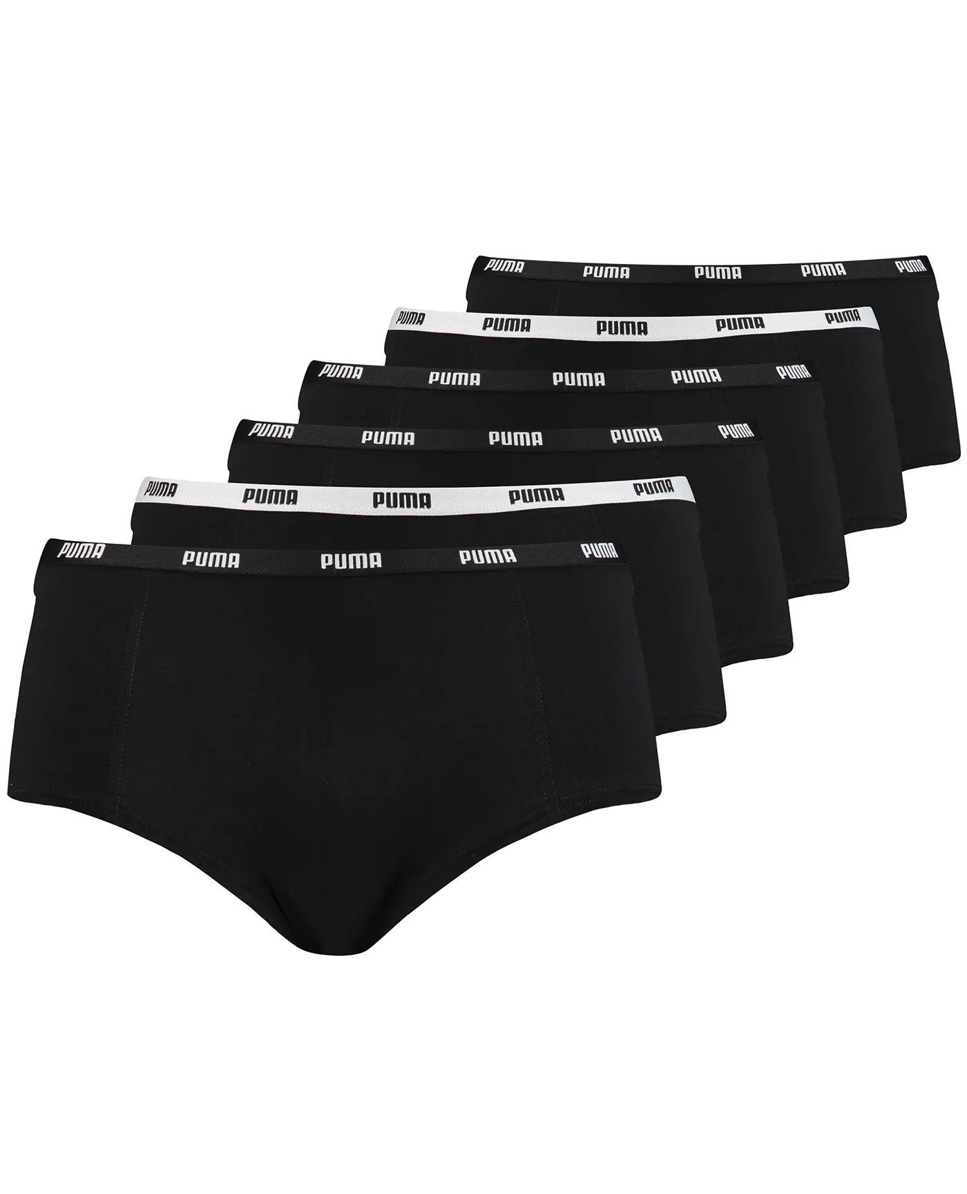 Sliponline Puma 6-Pack dames mini boxershorts