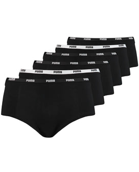 Sliponline Puma 6-Pack dames mini boxershorts
