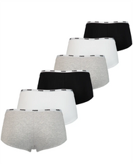 Sliponline Puma 6-Pack dames mini boxershorts