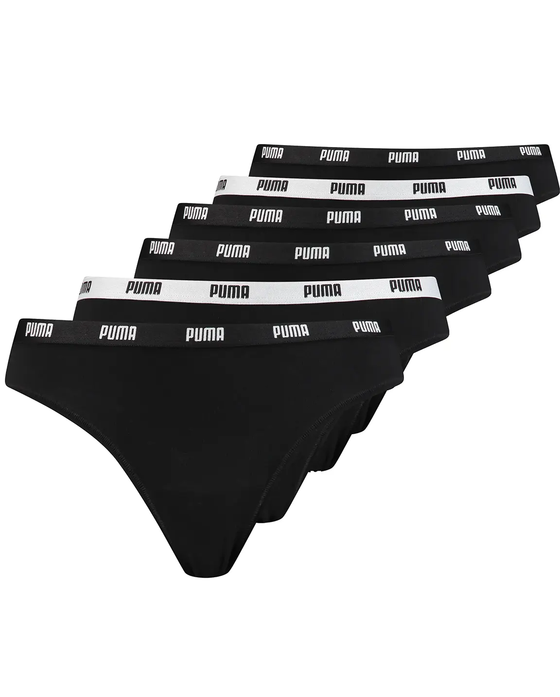 Sliponline Puma 6-Pack dames strings - Katoen