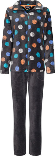 Sliponline Rebelle dames huispak - Fleece - Coloured Dots